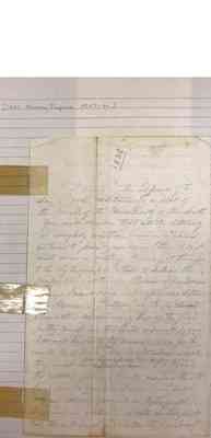 Charles Barney Papers Box 1 Document  135
