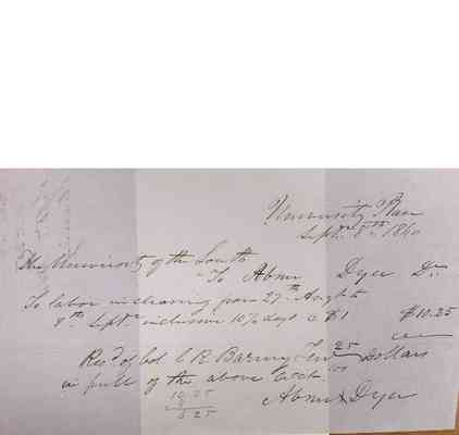 Charles Barney Papers Box 1 Document  15