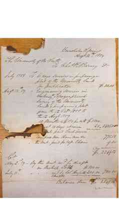 Charles Barney Papers Box 1 Document  2