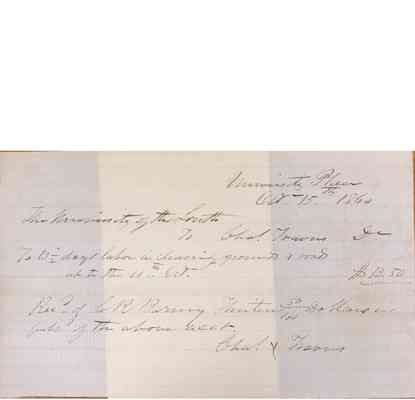 Charles Barney Papers Box 1 Document  21