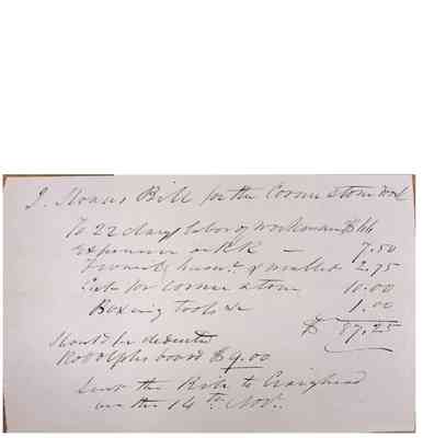 Charles Barney Papers Box 1 Document  5