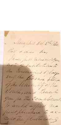 Vault Early Papers of the University Box 1 Document Cornerstone Invitation 46