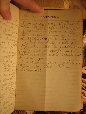 Sunday December  4, 1921