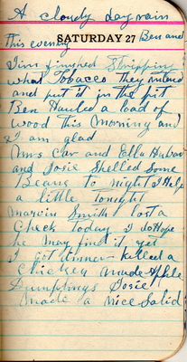 Saturday, November 27, 1920