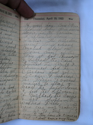 Thursday, April 19, 1923