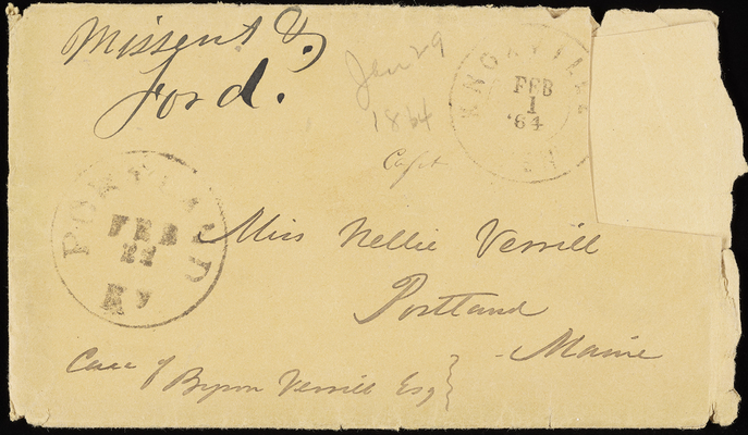 January 29, 1864 envelope