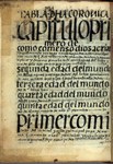 Índice. "Nueva Crónica y Buen Gobierno" de Felipe Guaman Poma (1615)